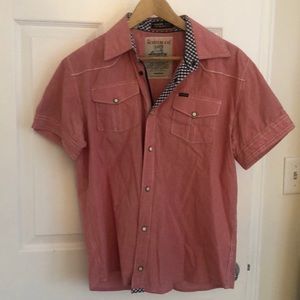 The scotch co red checker shirt